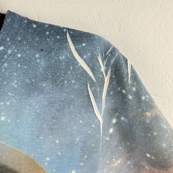 Star Trek T-Shirt Size S All Over Print Enterprise 2013 Jerzees Tee‎ Blank Back - Picture 7 of 8